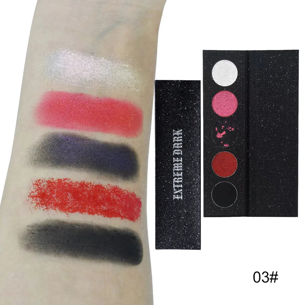 Glitter Dark Eyeshadow Palette Matte Makeup For Women New Beauty Long Lasting Waterproof Sweat Proof Eye Shadow Stage Cosmetics