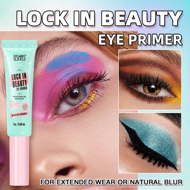 USHAS Eye primer, long-lasting makeup effect, modifies eye skin tone, enhances eye makeup color, and creates perfect eye makeup