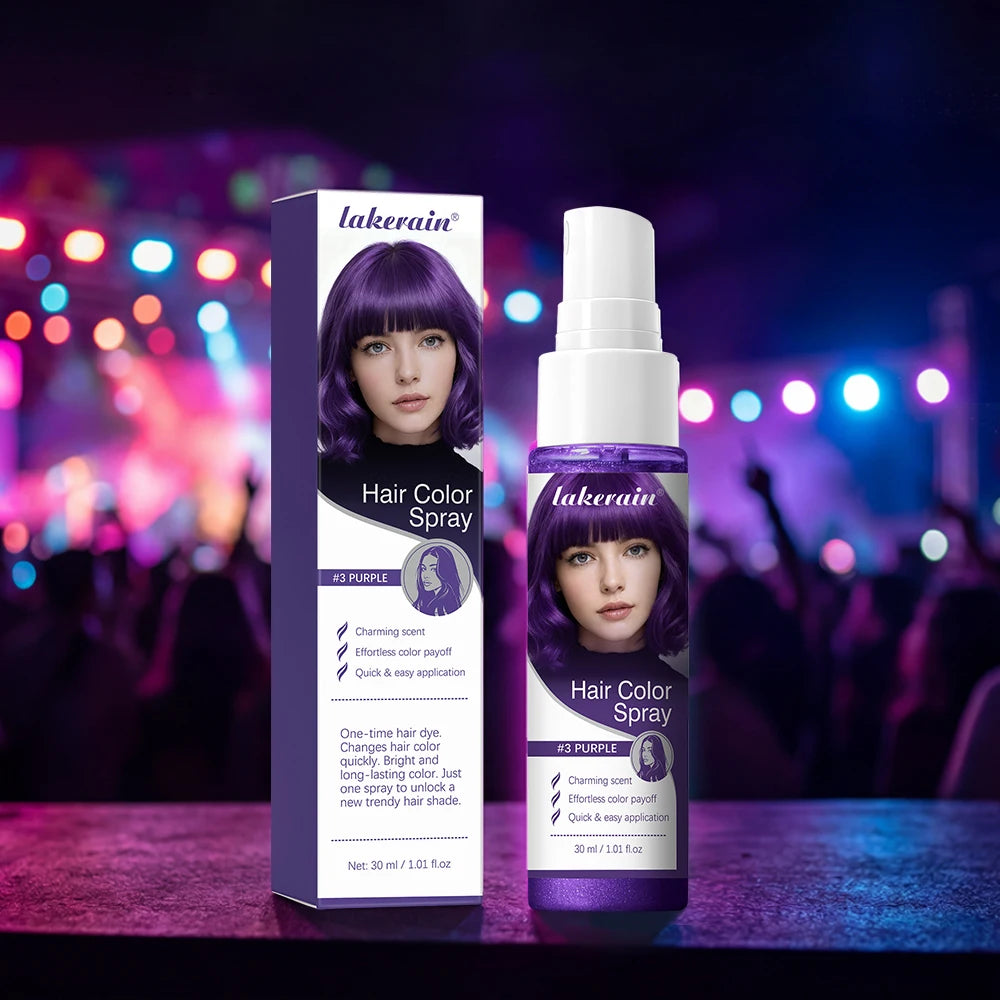 Temporary Hair Color Spray One-Time Hair Dyeing Instant Hair Salon Multi Color Hair Dye Makeup Chalk Washable DIY Party Styling